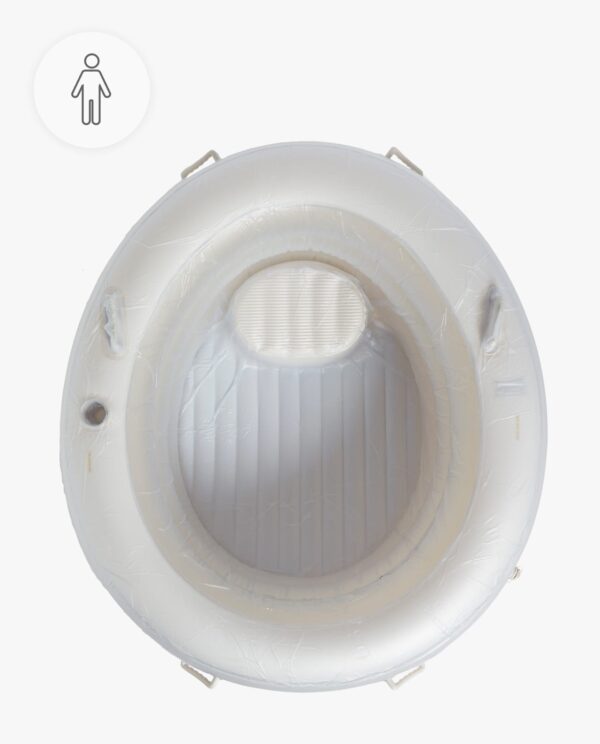 Bevallingsbad White 1-pers. + Standaard pakket / huur